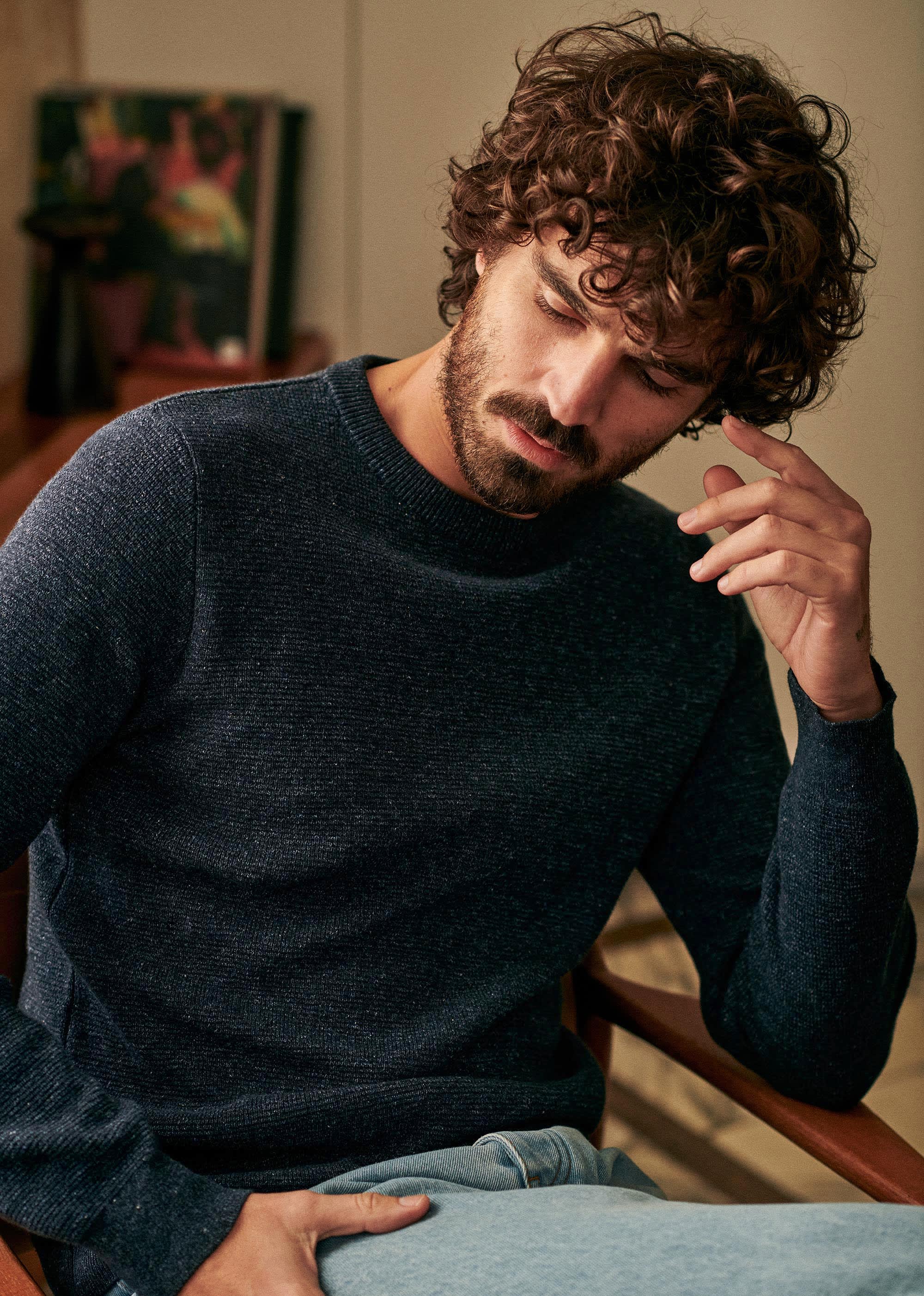 Pull Harry - Denim - E-SHOP/MAILLE 5905513