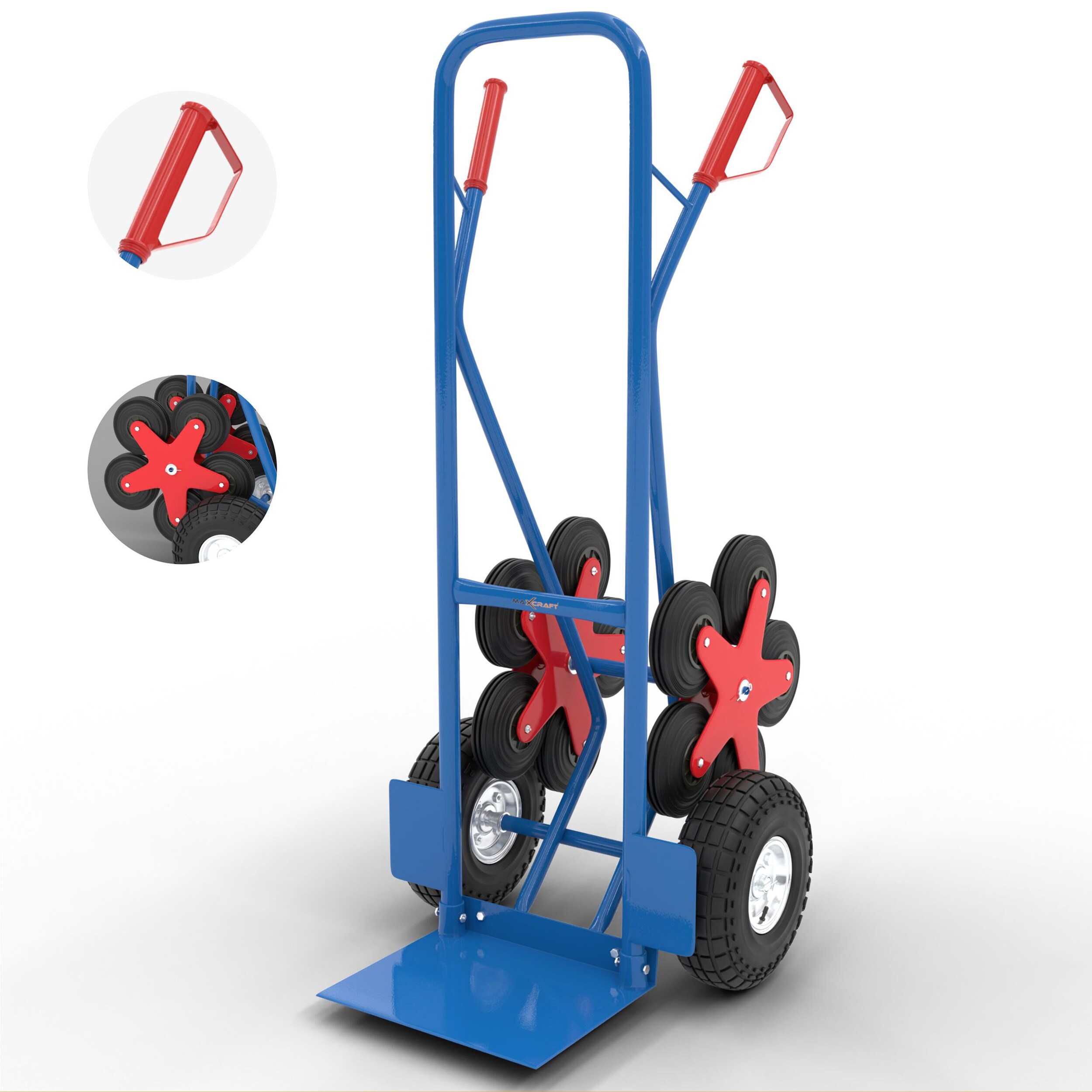 MAXCRAFT Treppenkarre bis 200 kg - 12 Räder