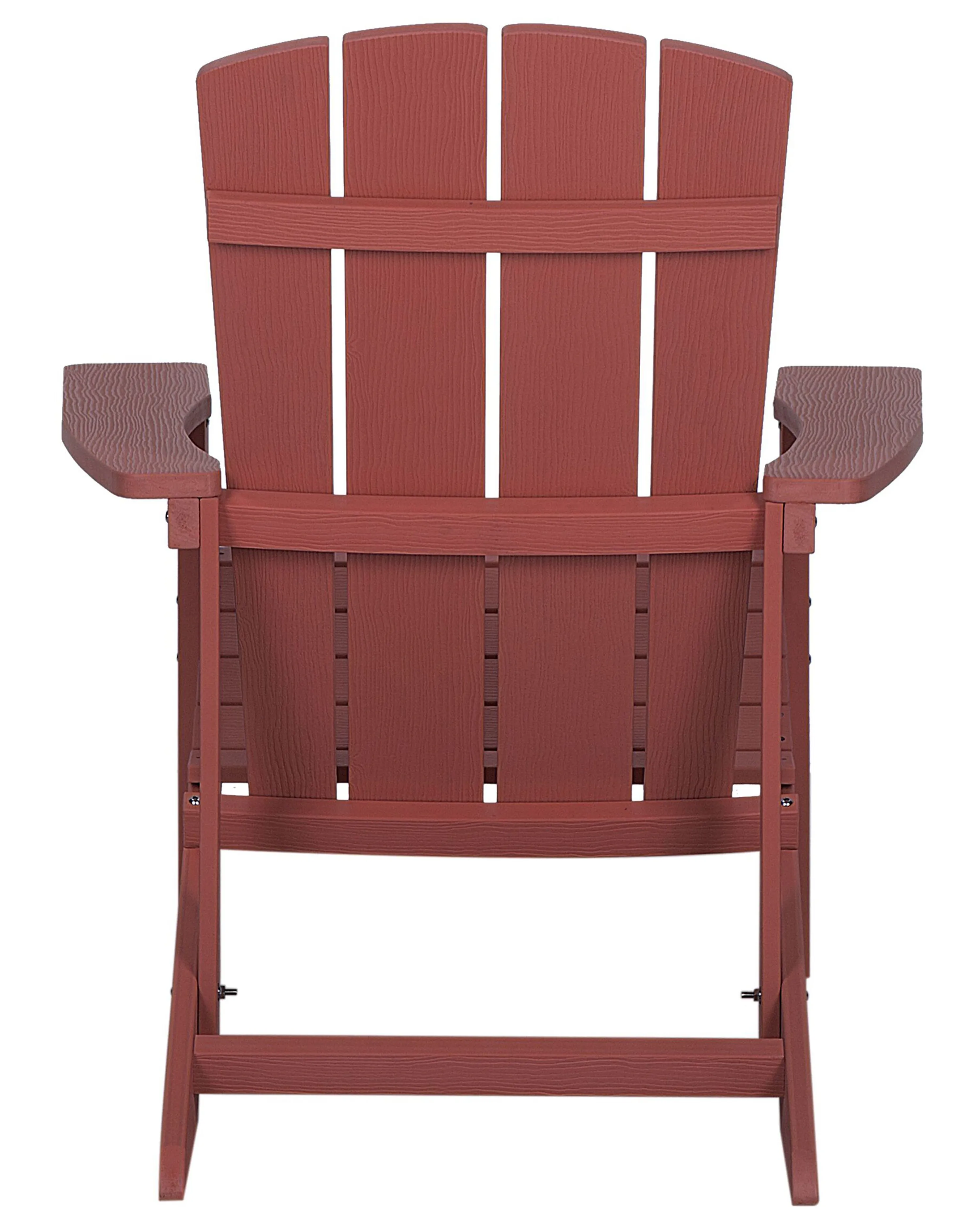 Tuinstoel ADIRONDACK met voetenbank Rood