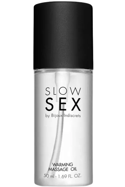 Bijoux Indiscrets Huile de massage chauffante Slow Sex-50 ml