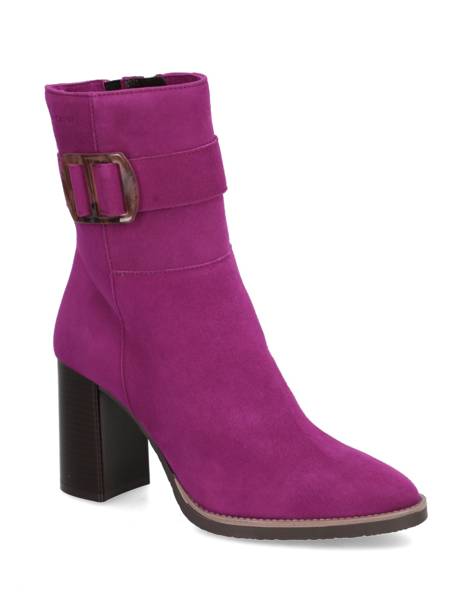Veloursleder Stiefelette