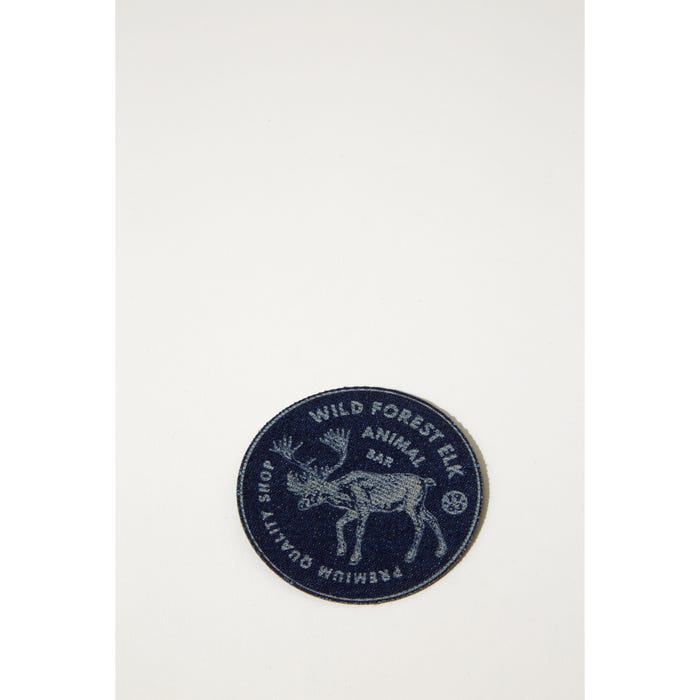 Atelier Veritas-Denim patch eland Ø6cm
