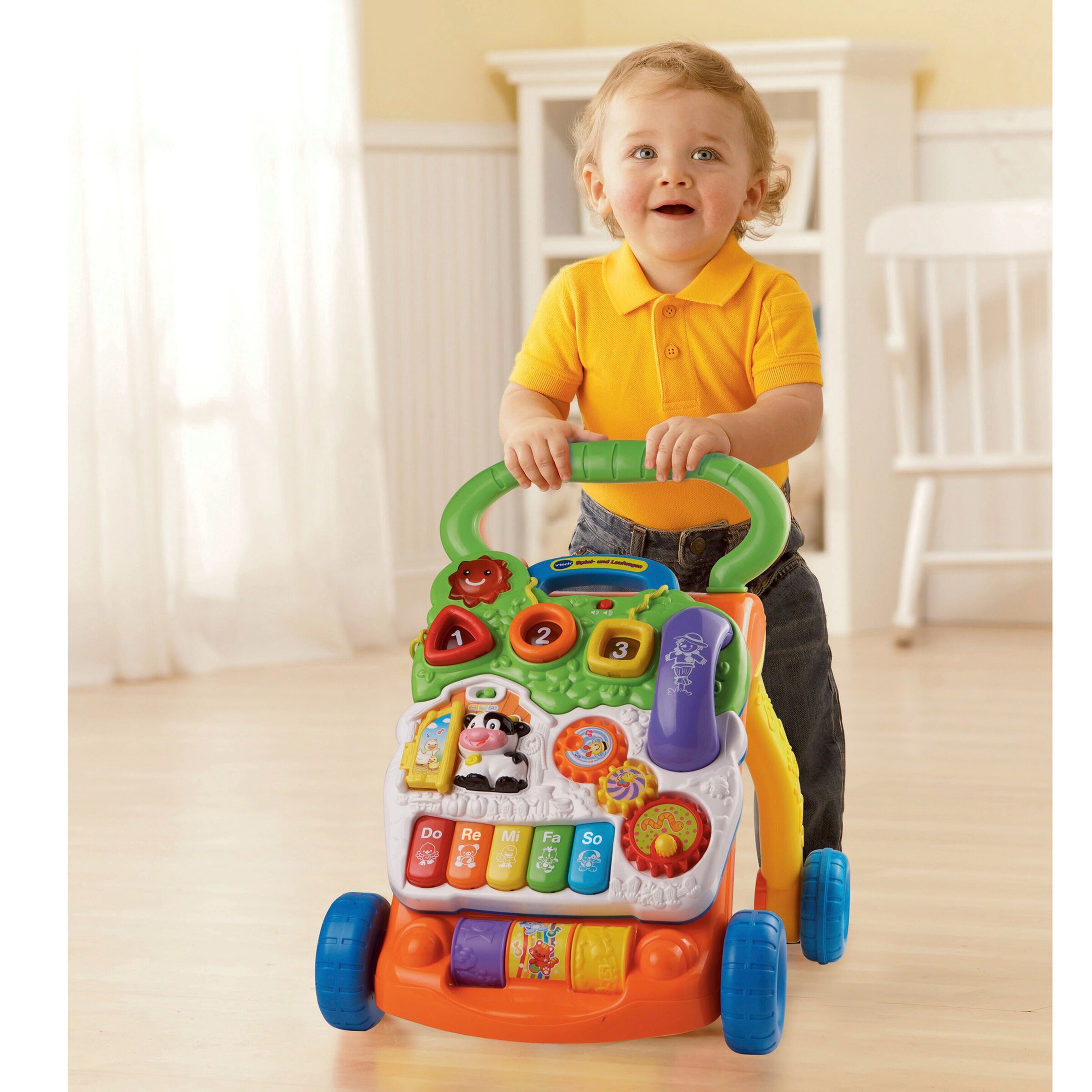 Vtech - VTech Baby Spiel- und Laufwagen orange