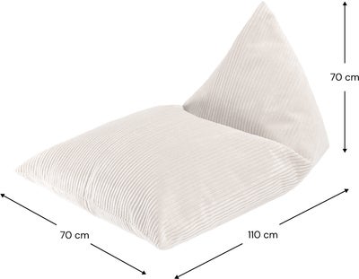 Wigiwama Big Lounger Saccosekk, Marshmallow