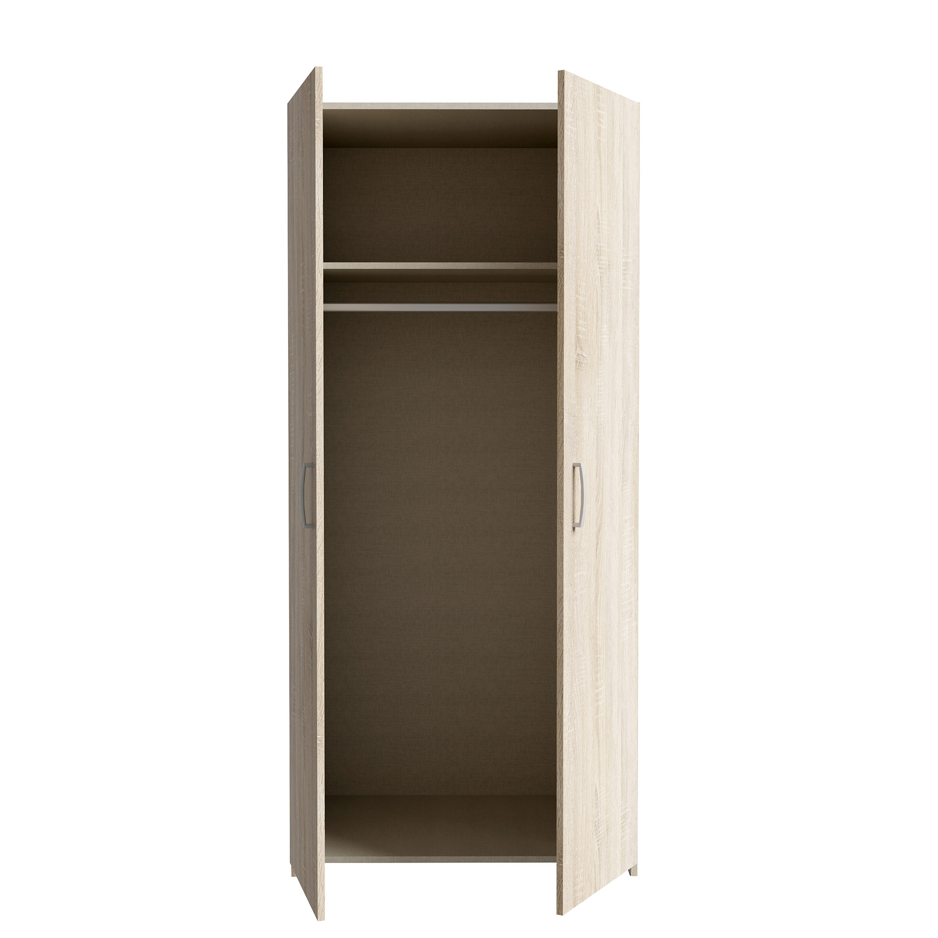 Drehtürenschrank - Sonoma Eiche - 2 Türen - 79,7 cm