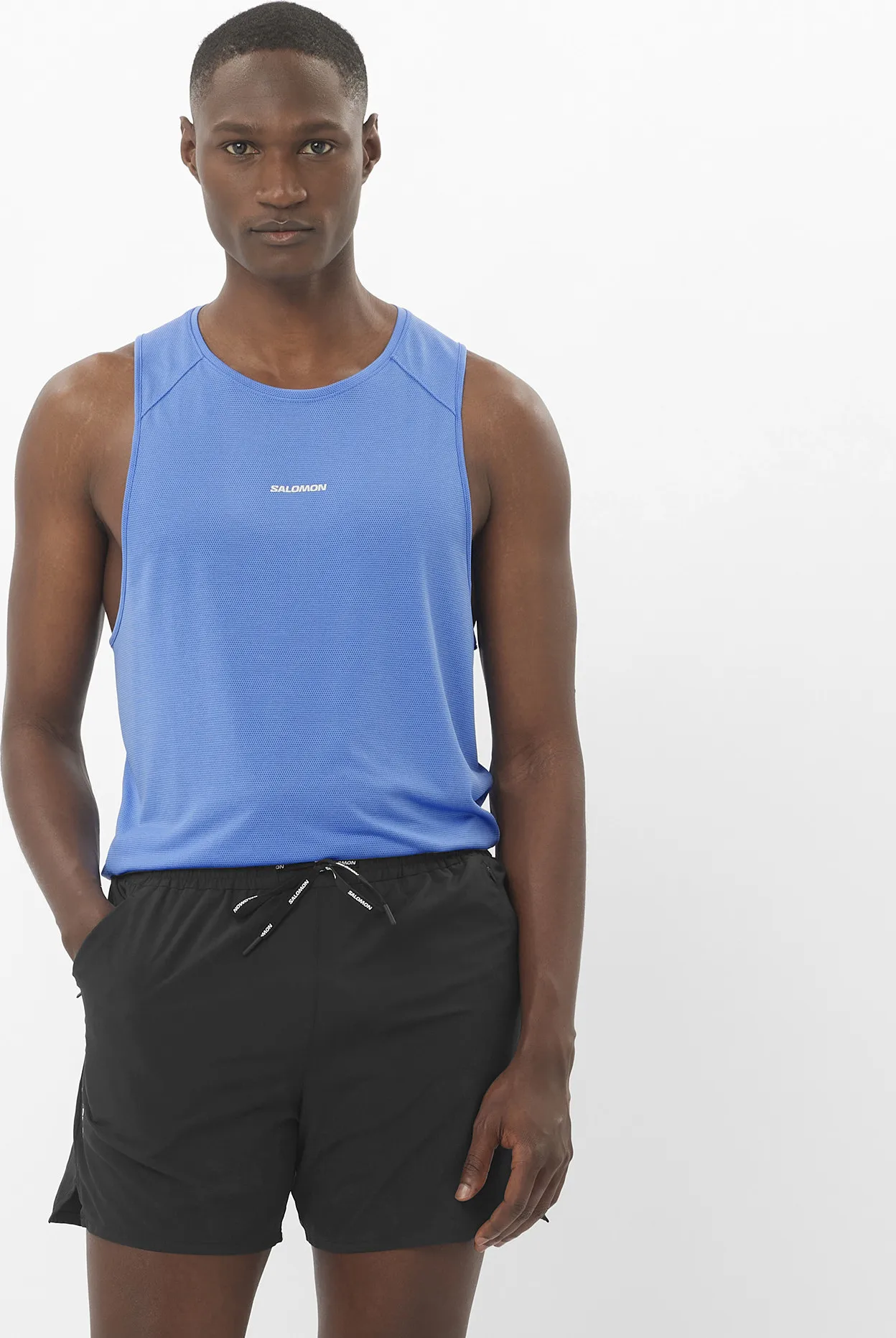 Salomon Men's Shkout Core Tank Ultramarine