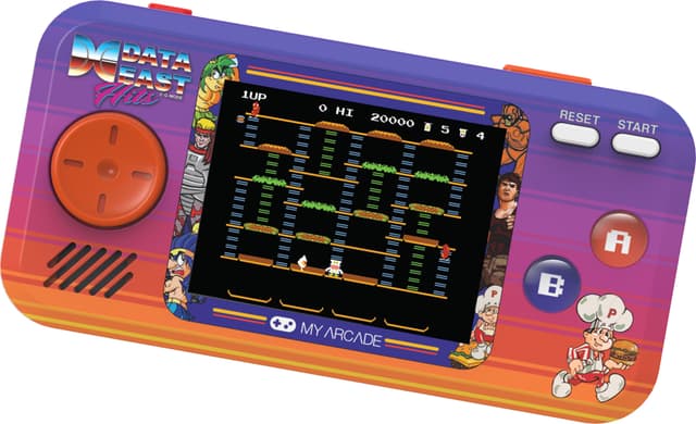 My Arcade Pocket Player Data East Hits håndholdt konsol