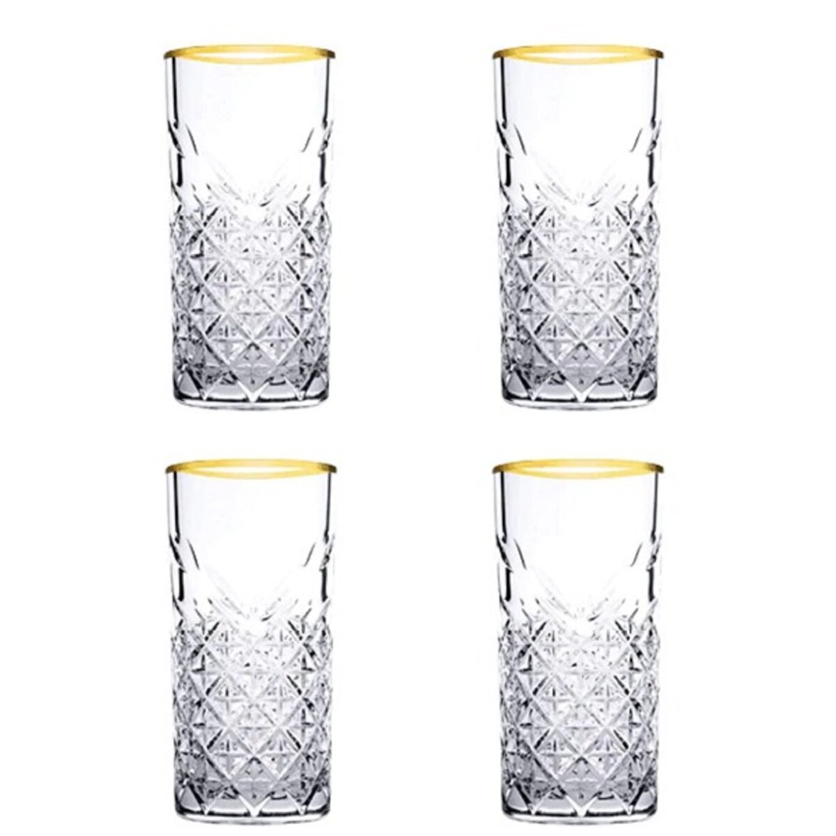 Timeless Gold 450ml 4er Cocktailglas