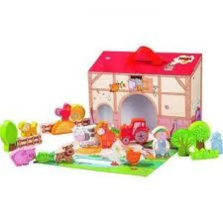 HABA 5581 Meine erste Spielwelt Bauernhof Großes Spielset