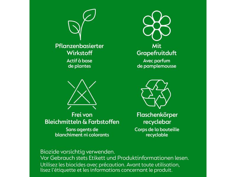 Dettol Allzweckreiniger Spray Grapefruit 0.5 l Reinigungsspray mit Grapefruitduft für eine hygienische Reinigung