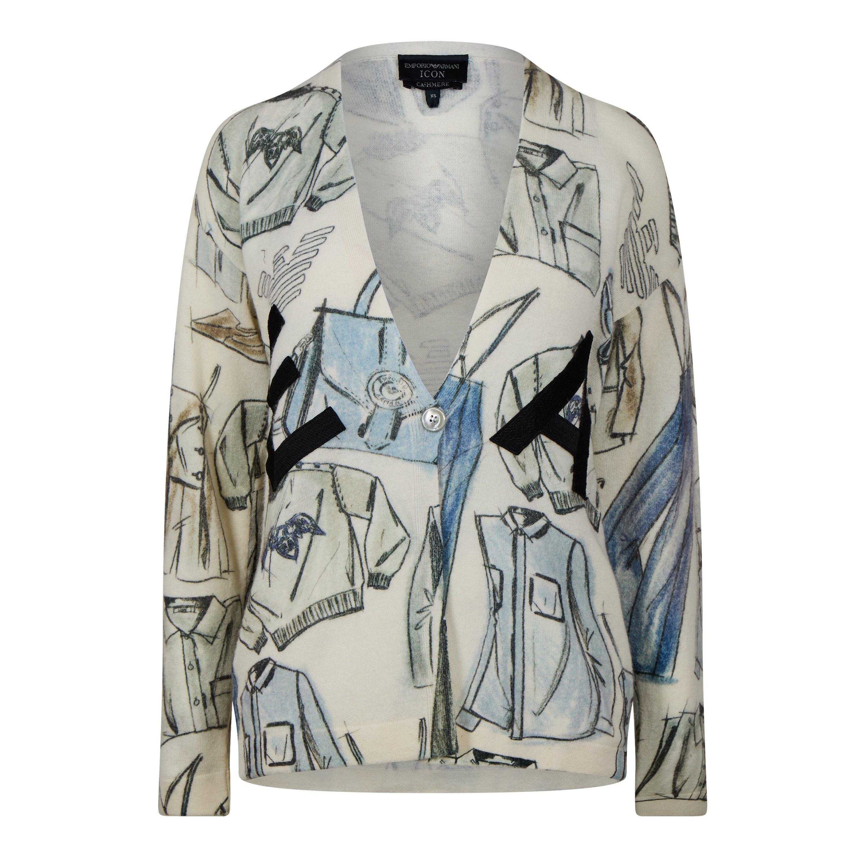 Emporio Armani Graphic Cardigan