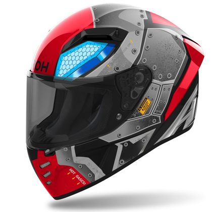 Casque Airoh CONNOR - BOT - Rouge / Gris