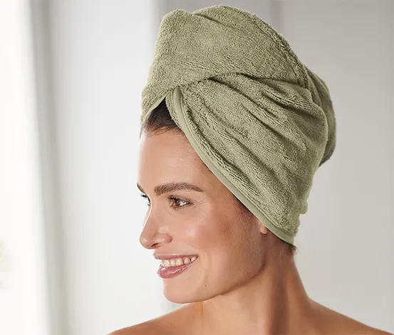 Turban-Handtuch, grün