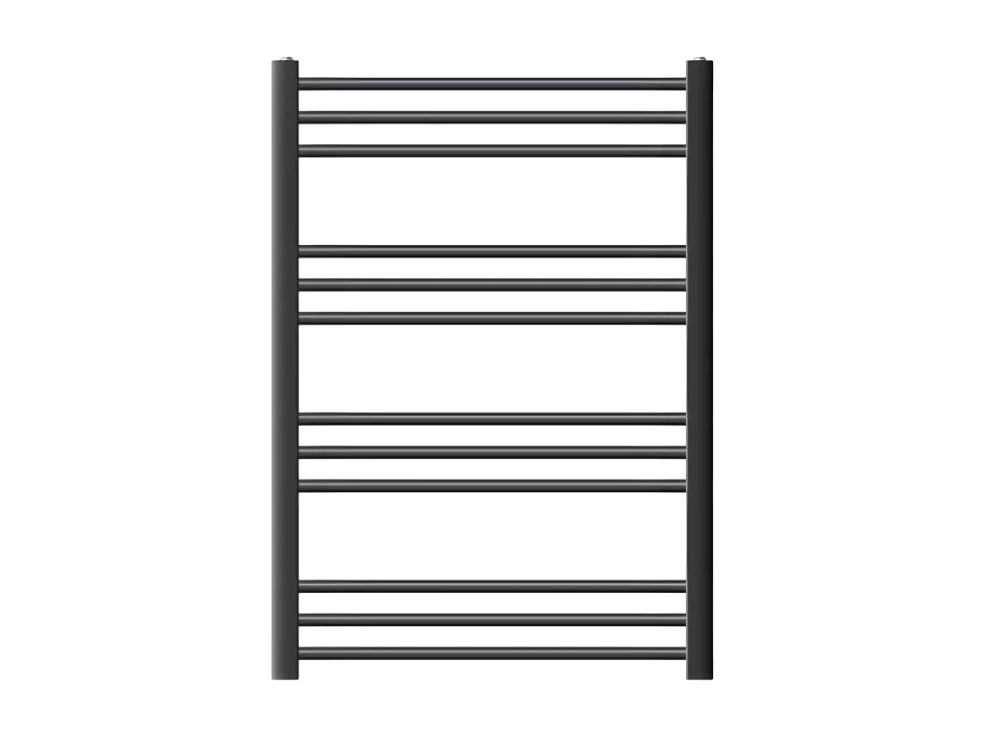 Radiateur de salle de bain Sahara raccord latéral chauffe-serviettes anthracite 75x80cm