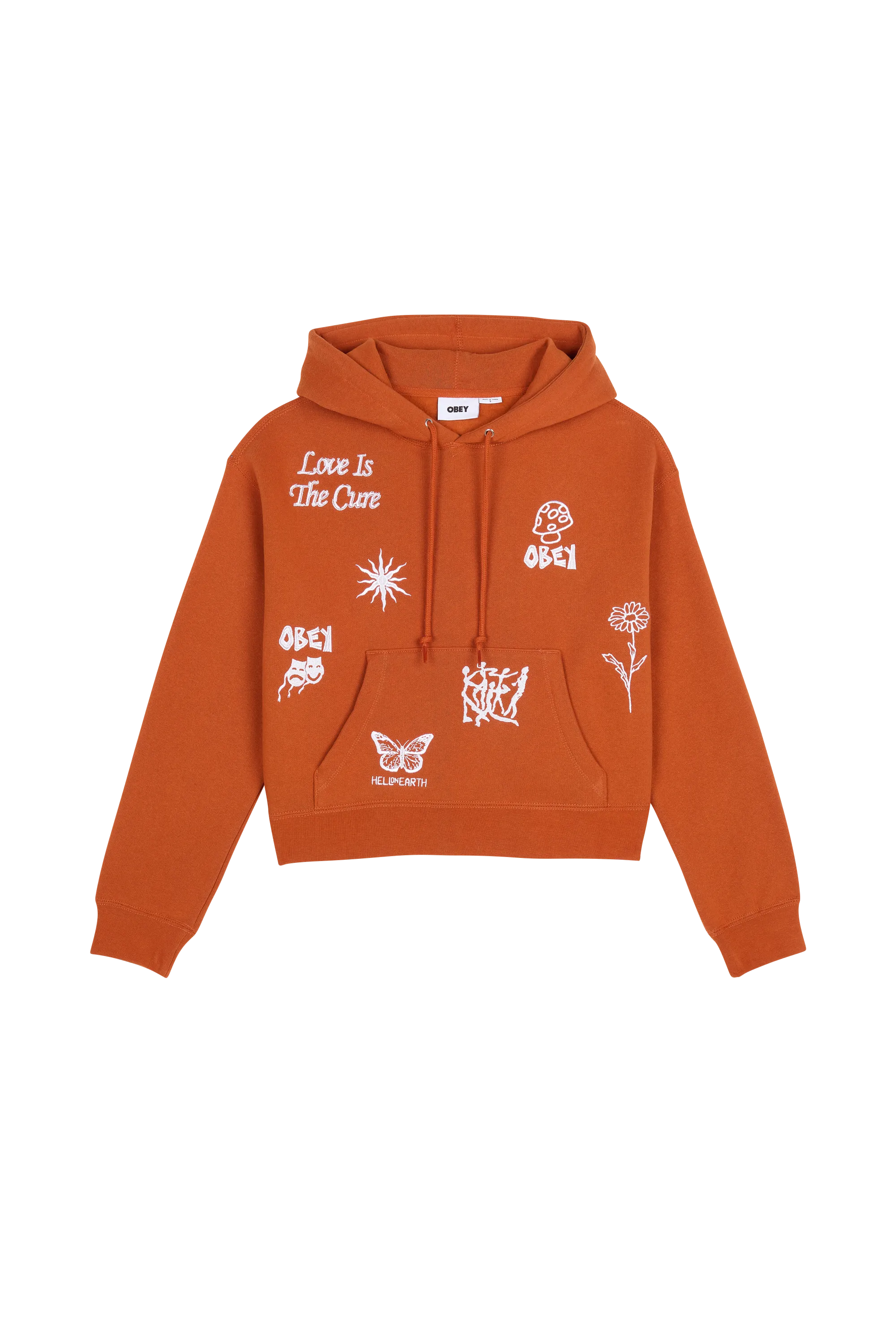 OBEY Hoodie OPTIMISM Orange