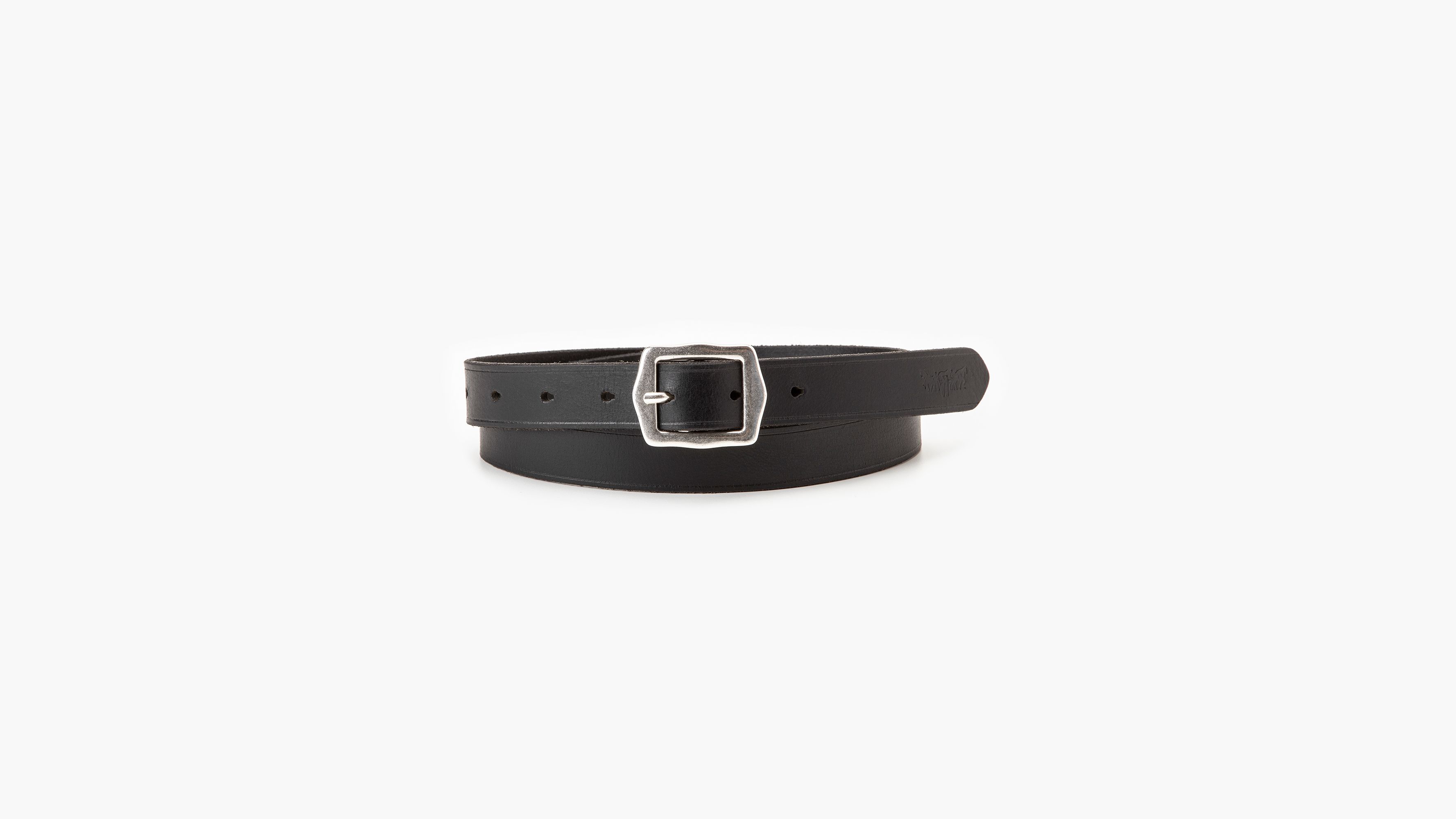 Ceinture en cuir Lux - Black - Noir