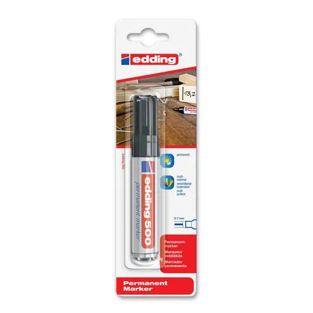 edding 500 Permanentmarker, 2-7mm, schwarz