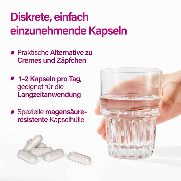 Lacto Intim Forte N45 + Biotin + Vitamin B2 & B3 Kapseln , 30 St