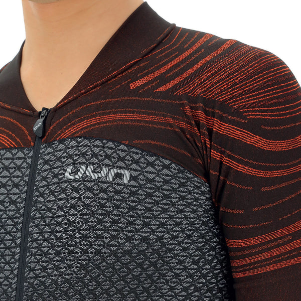 Maillot vélo UYN BIKING MAN COOLBOOST OW SHIRT SHARKSKIN/RED WAGON