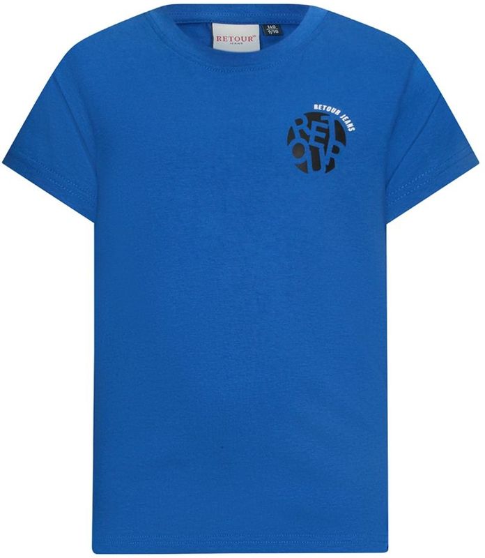 Retour jongens t-shirt - Kobalt