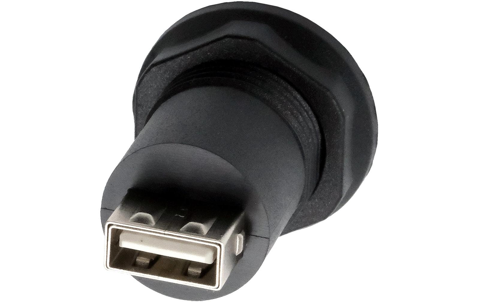 USB 2.0 Adapter USB-B Buchse - USB-A BuchseEinbau-Adapter USB-B Buchse zu USB-A Buchse, USB 2.0