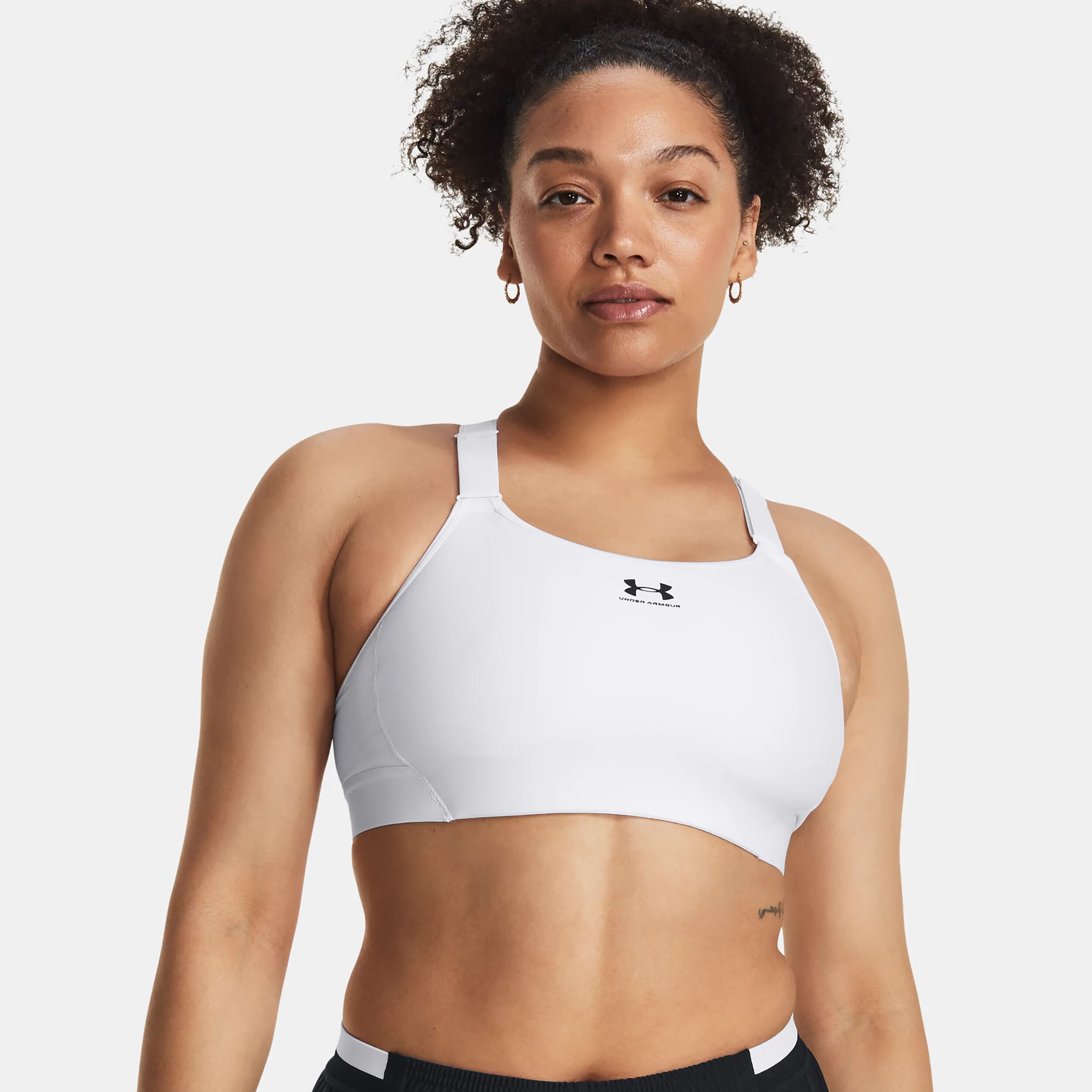 Under Armour Heatgear High Soutien-gorge Sport Femmes - Blanc