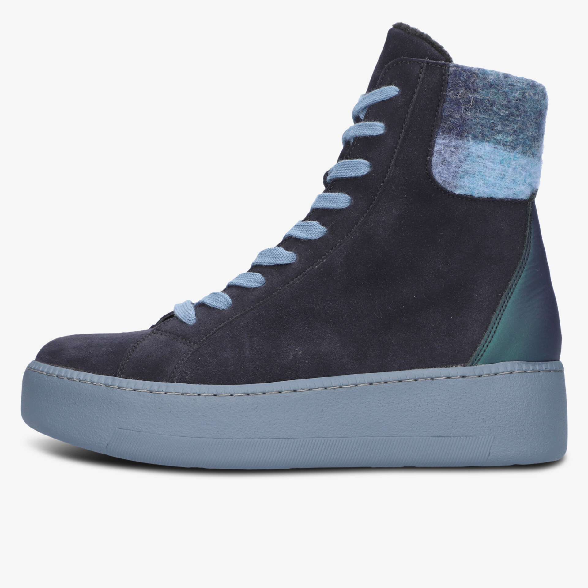 waldläufer Damen Stiefeletten blau