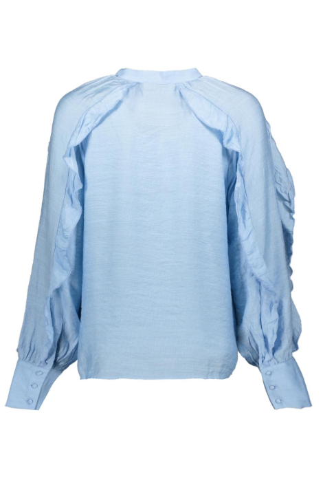 Freebird blauwe dames blouse