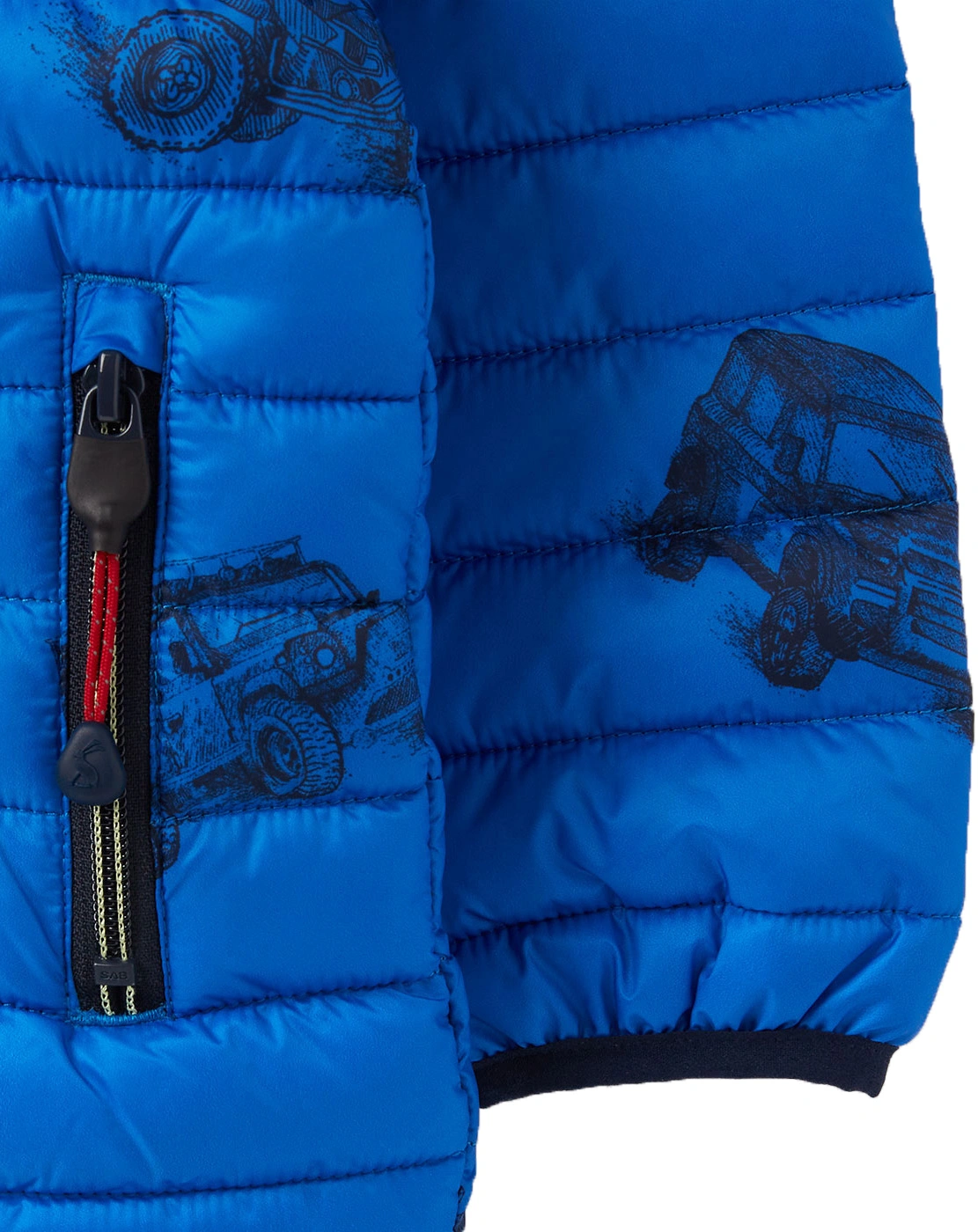 Steppjacke PRINTED CAIRN in blau