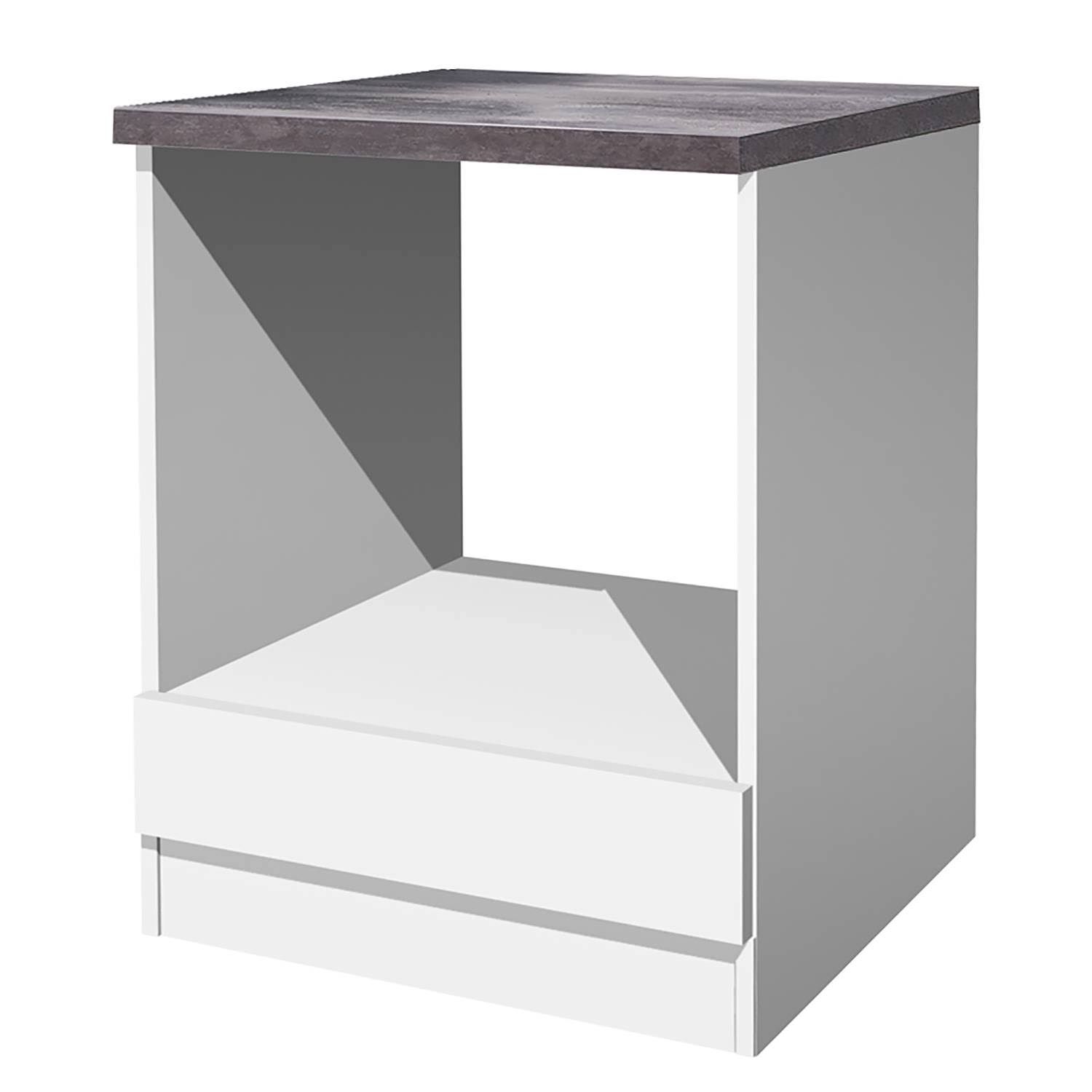 Flex-Well Herdumbauschrank Lucca, Breite 60 cm, Weiß