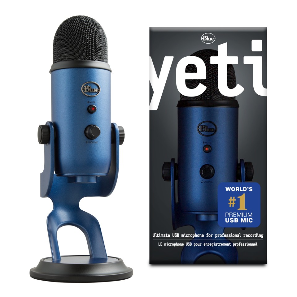 Blue - Microphone Yeti Midnight Blue