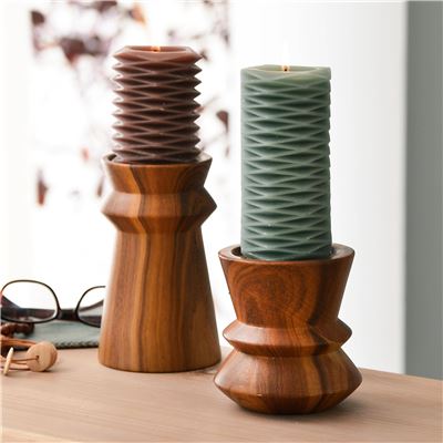 Bougeoirs en céramique