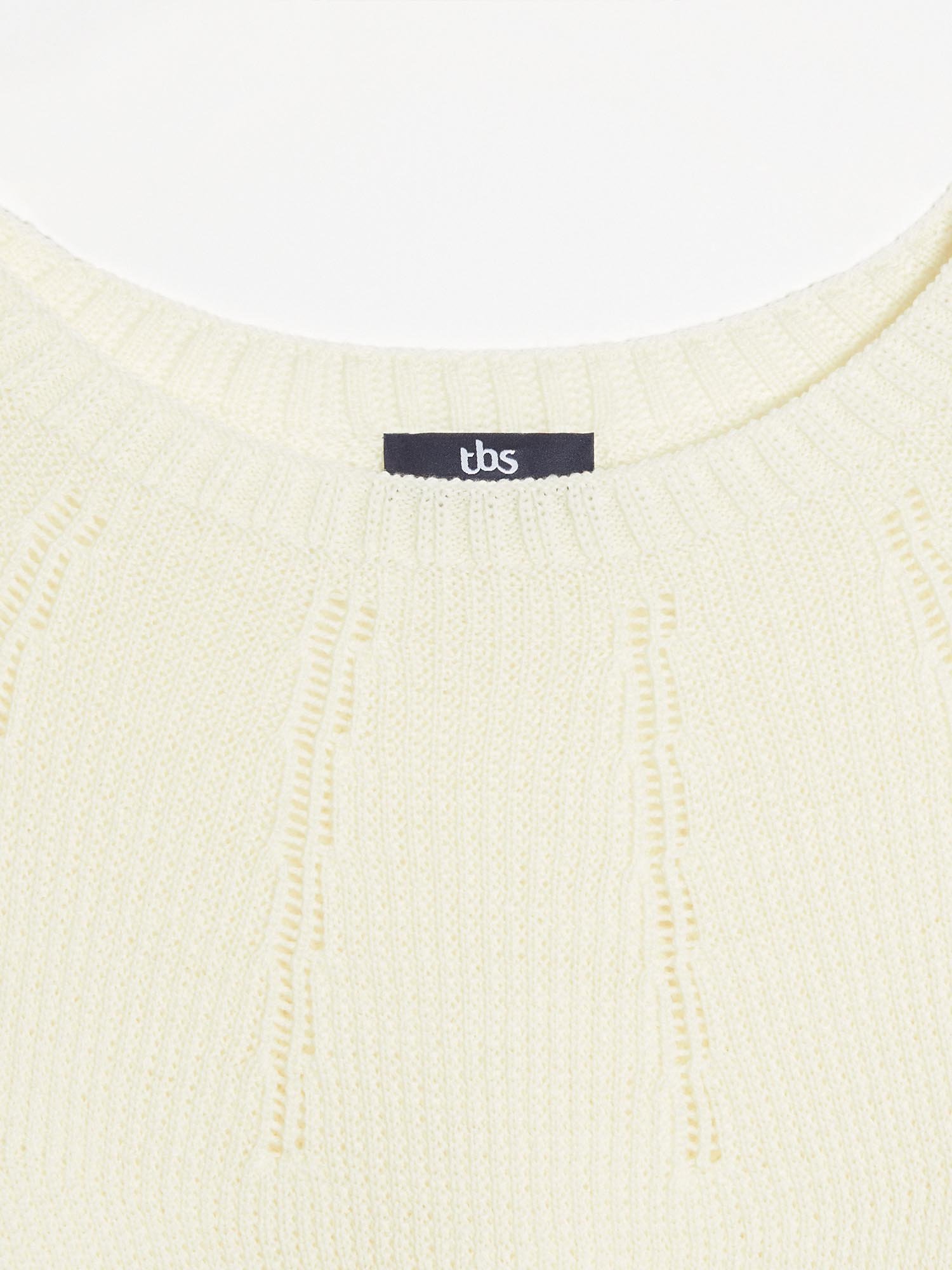 Pull Femme Fabriquées en France Laine Mérinos Blanc Ecru