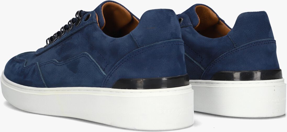 blauwe stefano lauran lage sneakers lj2502