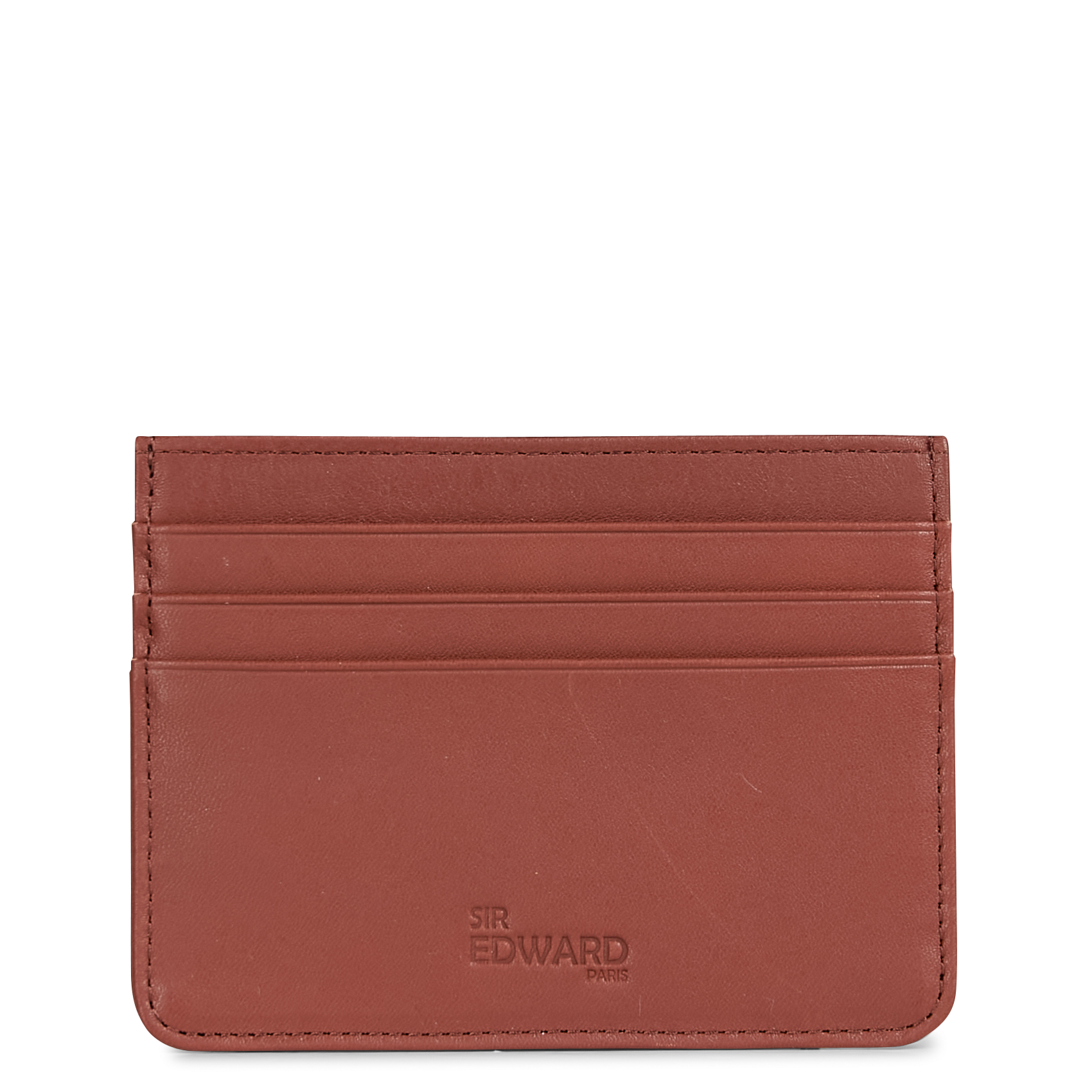 ETA - Porte cartes en cuir| Marron