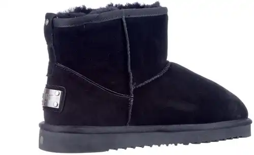 1343-609 Mustang zwart - maat 43 enkellaars zwart - maat 43 Calandschoen