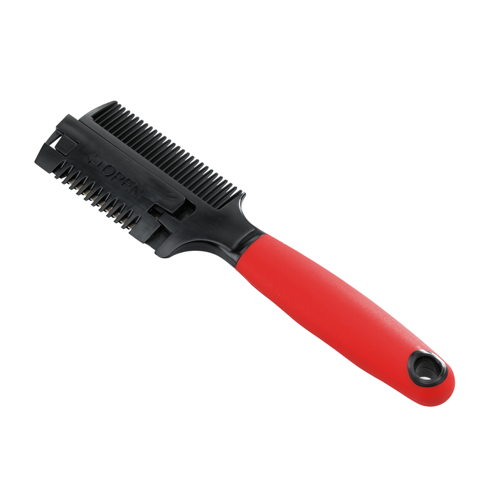 Ferplast peigne double avec rasoir pour chiens gro 5991, 18,3 x 4,5 x h 1,8 cm