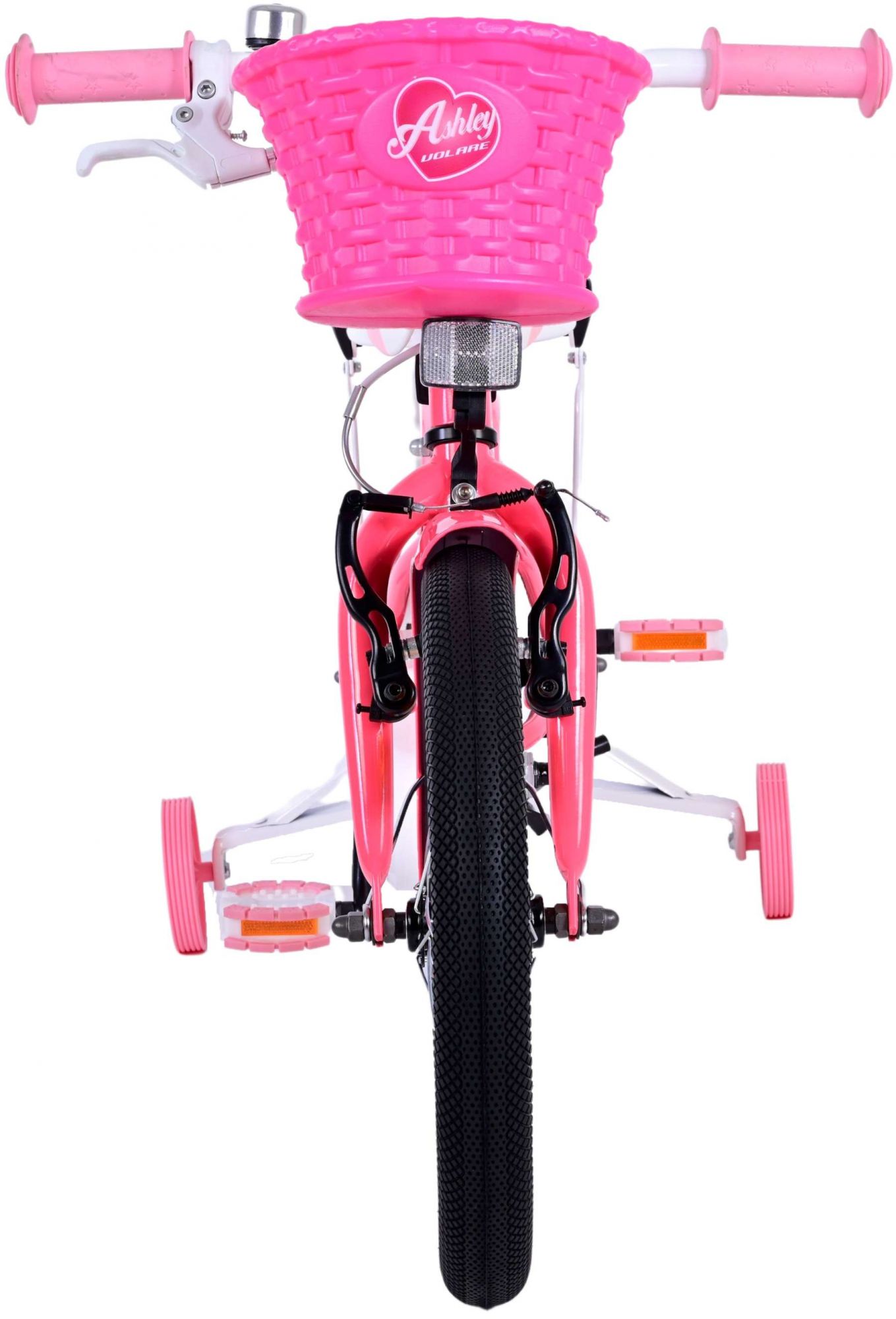TPFSports Ashley Kinderfahrrad - Mädchen - 16 Zoll - Rücktritt + Handbremse - Rosa