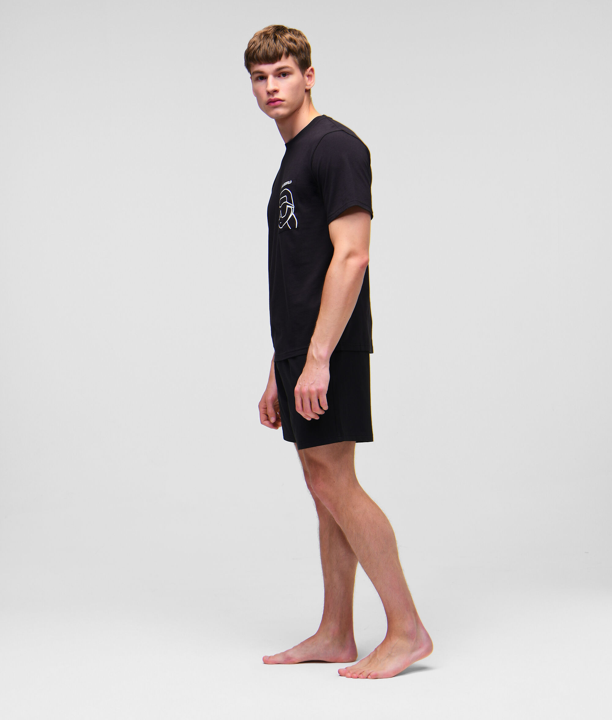 ENSEMBLE SHORT ET T-SHIRT KARL IKONIK
