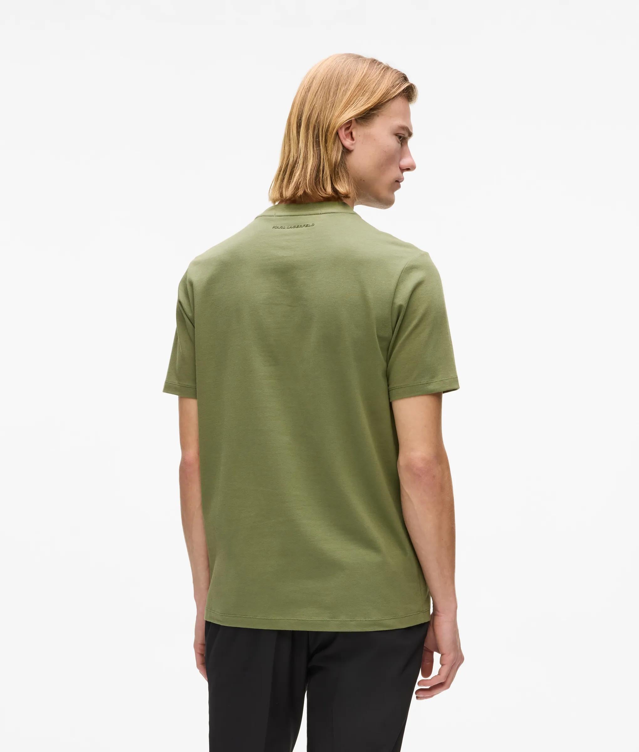 T-shirt met monochroom Karl-print