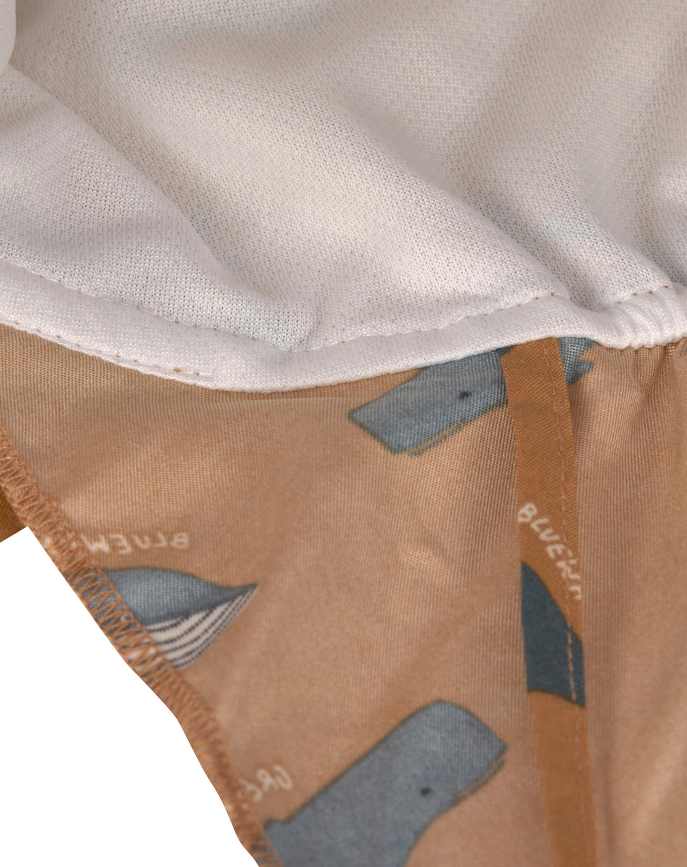 Schirmmütze WHALE mit Nackenschutz in caramel