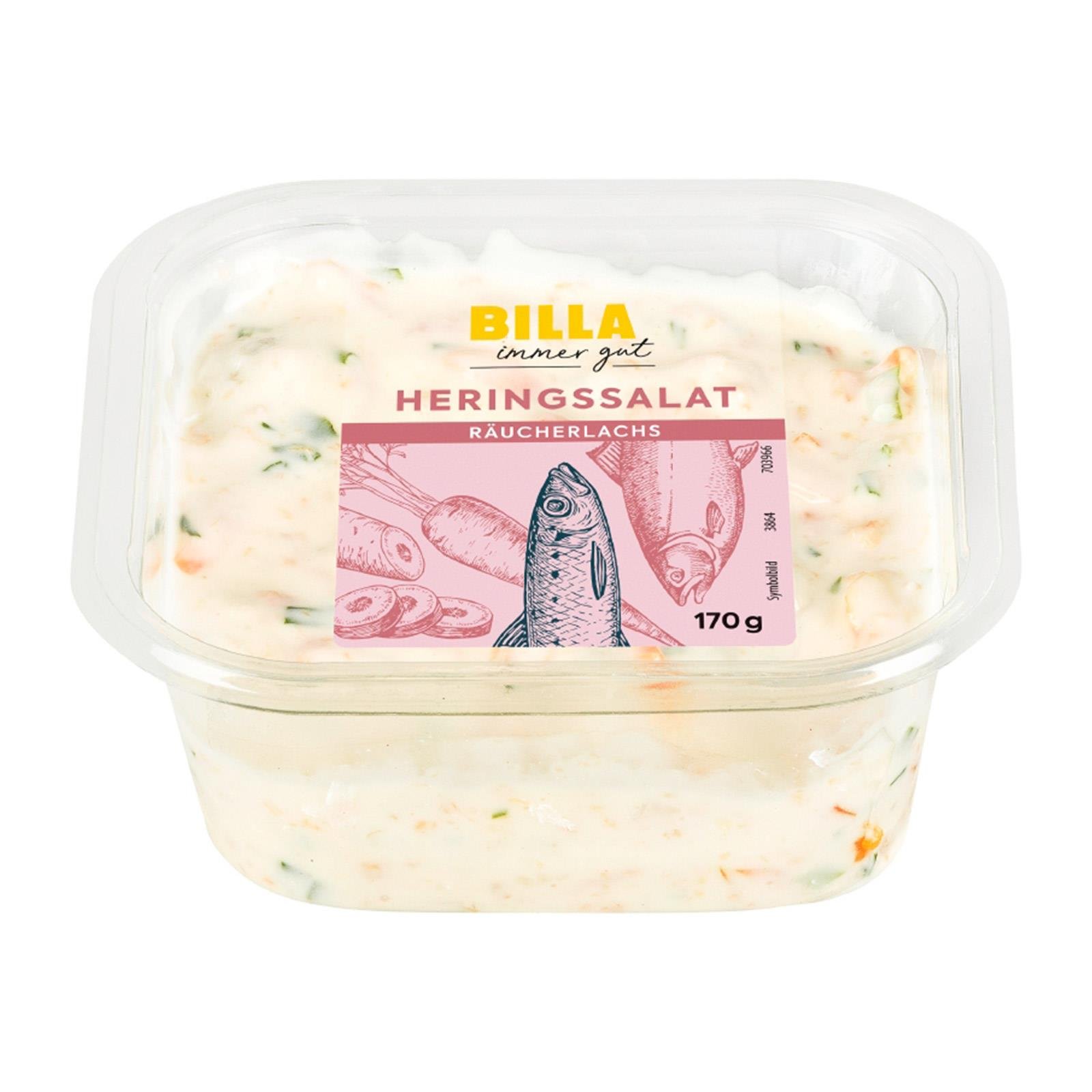 BILLA Heringsalat mit Räucherlachs