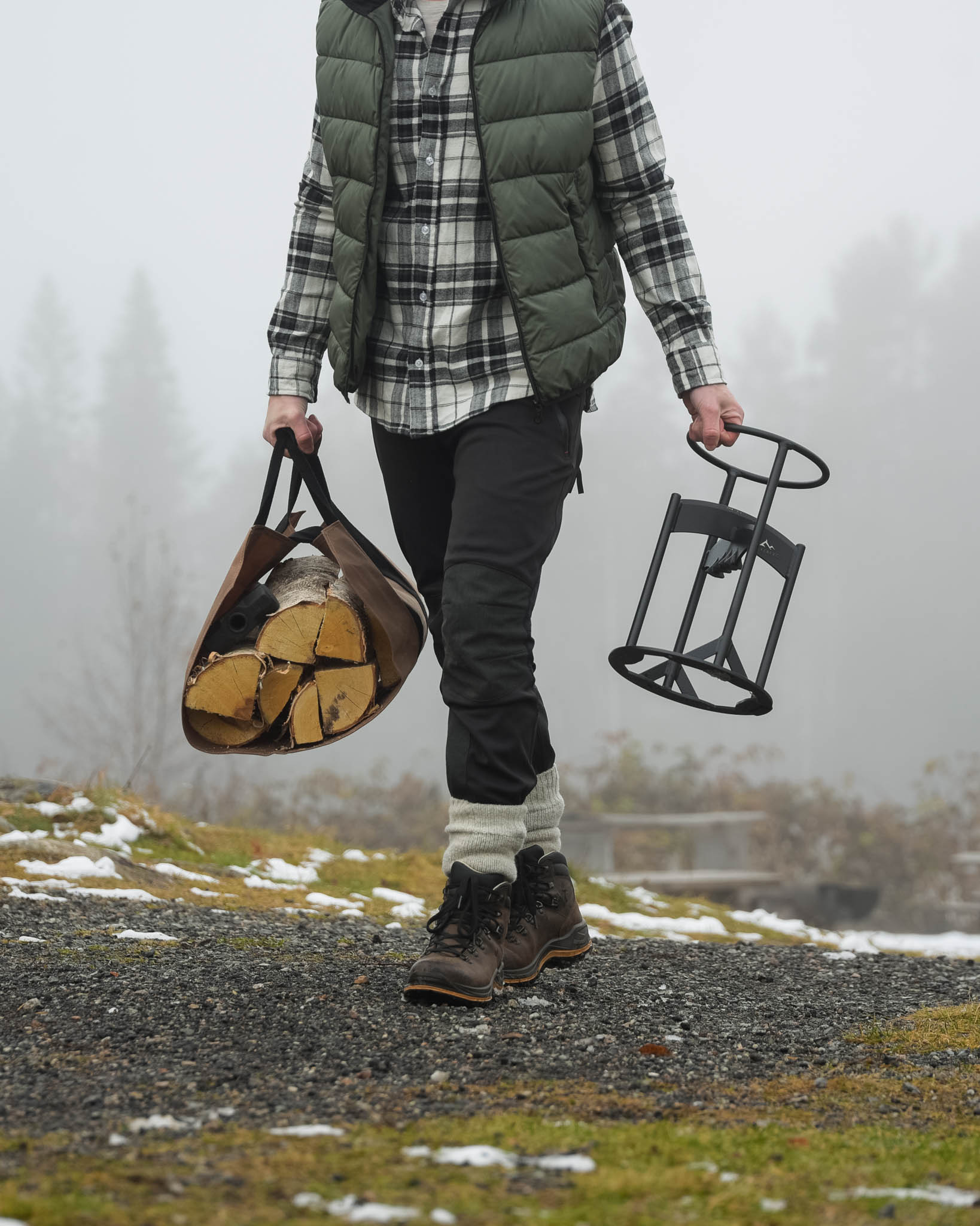 Falkeberg Canvas Vedbærer