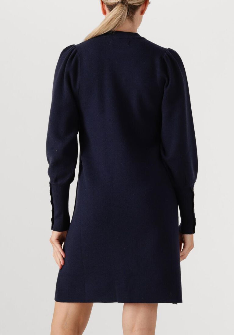 donkerblauwe janice midi jurk clay