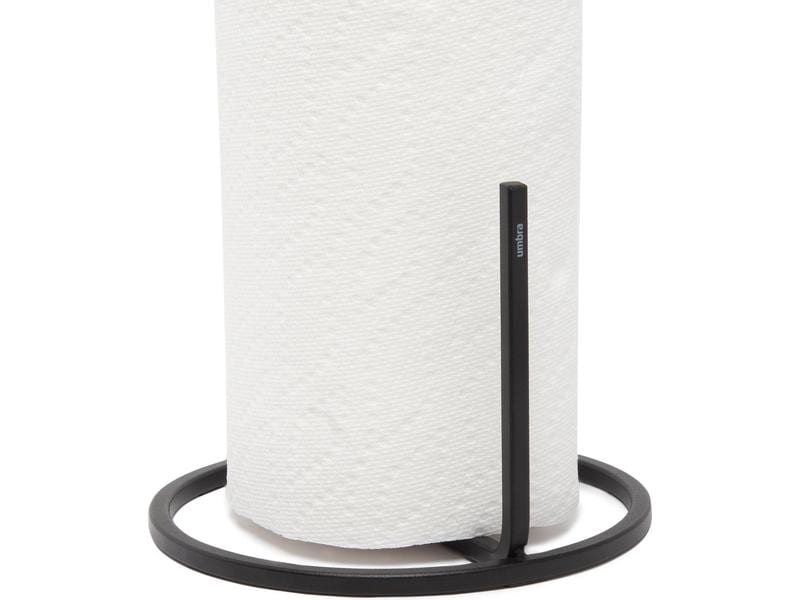 Umbra Küchenrollenhalter Squire Schwarz Schwarzer Papierrollenhalter