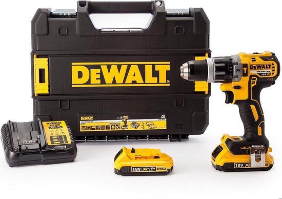 DeWALT DCD796D2 18V Li-ion accu klopboor-/schroefmachine set (2x2.0Ah) in TSTAK - koolborstelloos