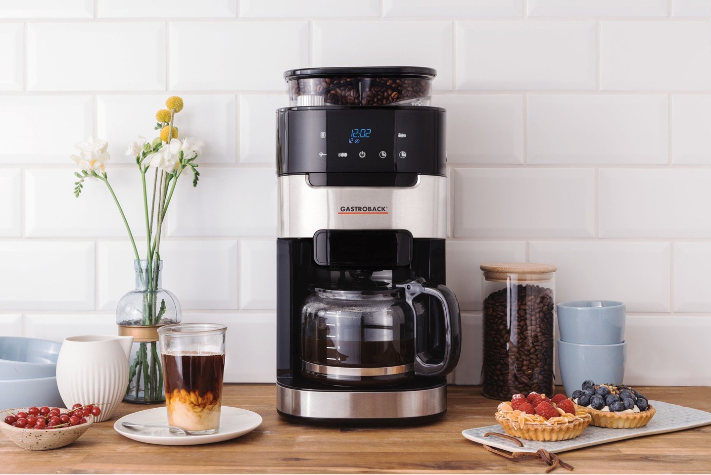 Gastroback - Coffee Machine Grind & Milk Frother Latte Magic - Bundle