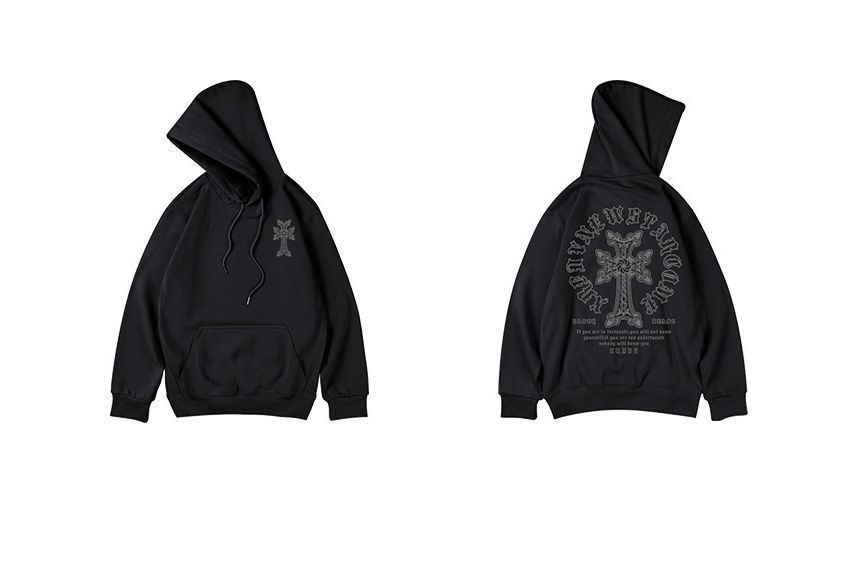 Cowpow - Hoodie met kruisprint