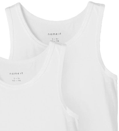Name It Undertr?je - Noos -  NkmTank - 2-pak - Bright White