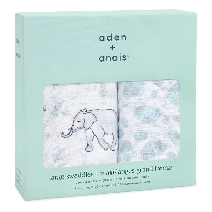 aden + anais Maxi-lange Jungle - Pack de 2